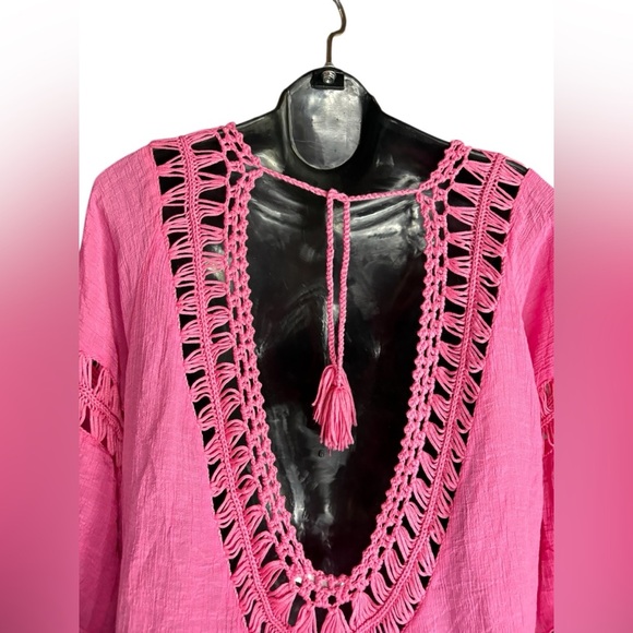 Ekouaer Womens pink Cover Up Swimsuit Dress sz M preloved in excellent condition - Picture 5 of 7